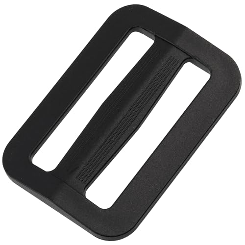 AERZETIX - Lot de 12 Boucles de réglage coulissante pour ajustement de sangle | passant 40 mm | pour bretelles bandoulières loisir créatif | couleur noir |...