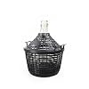 Glazen carboy/ demijohn met beschermkorf, 5 L – voor opslag en gisting