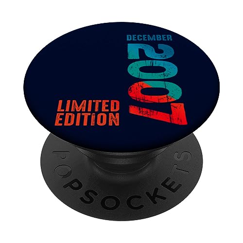 Edición limitada 2007 diciembre 2007 año 2007 retro 2007 PopSockets PopGrip Intercambiable