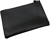XXL Banktasche/Bankmappe/Geldmappe/Geldtasche/Geldbörse/Bank Etui in Schwarz