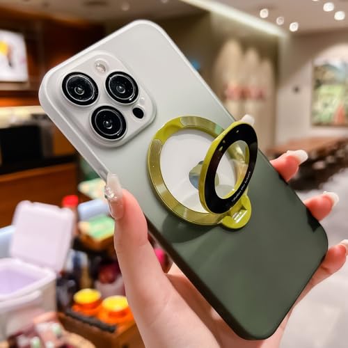 Coque iPhone 15 polycarbonate rigide fine mate verte dégradée luxe