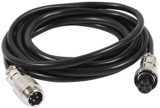 10pcs GX12 5 Pin Male to Female Plug Cable Head Aviation Socket Connector Electrical Cable 1M