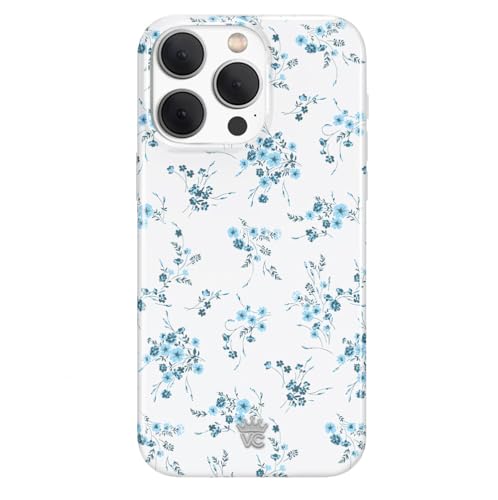 VELVET CAVIAR for iPhone 15 Pro Max Case Coquette Flowers - Compatible with MagSafe - 10ft Drop Tested - French Blue Floral