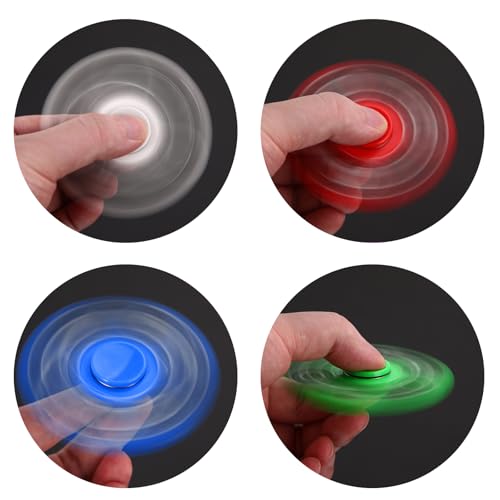 image for SCIONE Fidget Spinners Toys 5 Pack, Sensory Hand Fidget Pack Bulk, Anx