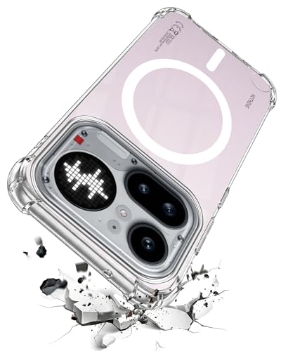 Image of Jkobi Shockproof Crystal-Clear Back Cover for Nothing Phone 4A Pro 5G (Magsafe Wireless Support | Drop & Camera Protection | Hard Polycarbonate)