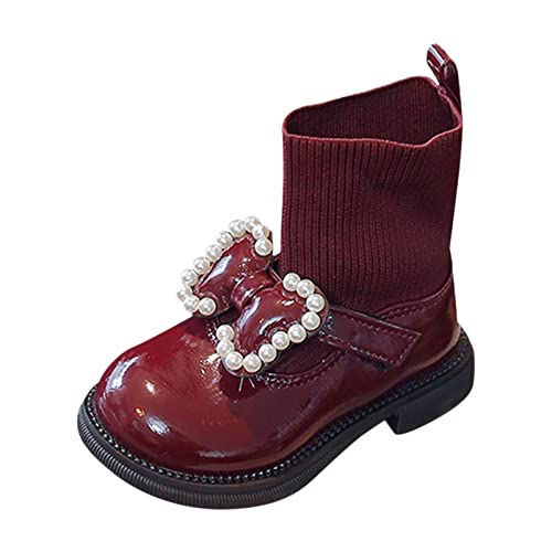 Bota De Criana Pearl Chain Korean Autumn Arrivals Exports Girls Boots Quilted Boots