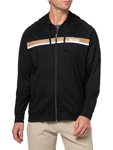 BOSS Men's Authentic Zip Up Hooded Sweatshirt