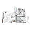 GIGABYTE X870E AORUS PRO ICE Placa base AMD AM5 LGA 1718, ATX, DDR5, 4X M.2, PCIe 5.0, USB4, WIFI7, LAN de 2.5GbE, cierre EZ-Latch, garantía de 5 años