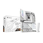 GIGABYTE X870E AORUS PRO ICE AMD AM5 LGA 1718 Motherboard, ATX, DDR5, 4X M.2, PCIe 5.0, USB4, WIFI7, 2.5GbE LAN, EZ-Latch, 5-Year Warranty