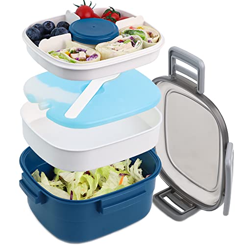 Frischhaltedose Mit Kühlakku & Abtropfsieb - Durchsichtige Aufbewahrungsbox Für Picknick & Camping | 25x16,5cm