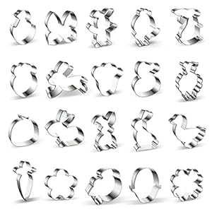 Gdfhyjn 20 Stück 3D Ausstechformen Set