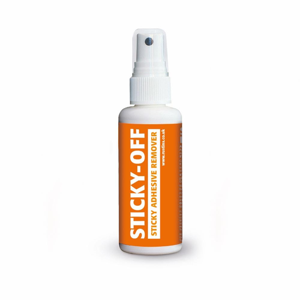 Rustins Stoff50 Sticky-Off Adhesive Remover 50Ml