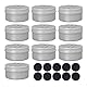 Qcwwy Hundeduft-Trainingsboxen, 10-teiliges Hundeduft-Trainingsset, Hohldeckel, Hundenasen-Arbeitsbehälter mit 10 Weichen Magnetischen Aufklebern für Hunde-Riechtrainingsaktivitäten