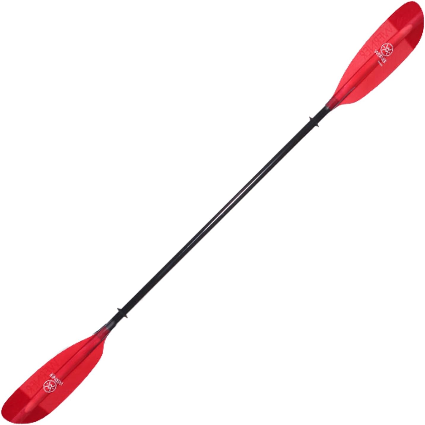 Werner Paddles Camano 2 Piece Straight Shaft Kayak Paddle - Lightweight Fiberglass Paddle for Touring & Recreation
