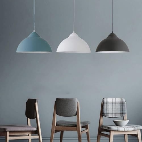 Iluminación del techo moderna Arón en aluminio azul mate E27 4