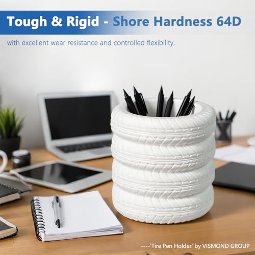 Image of Siraya Tech Flex TPU 64D - High Elastic 3D Printer Filament, White, 1kg | ISO 10993 Tested, 64D Shore, High-Performance Elastic, Wear & Abrasion Resistant, Durable & Tough, Easy to Print