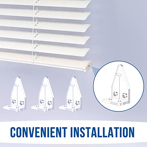 Support de fixation pour store avec installation facile en plastique transparent de Silverdew - 3