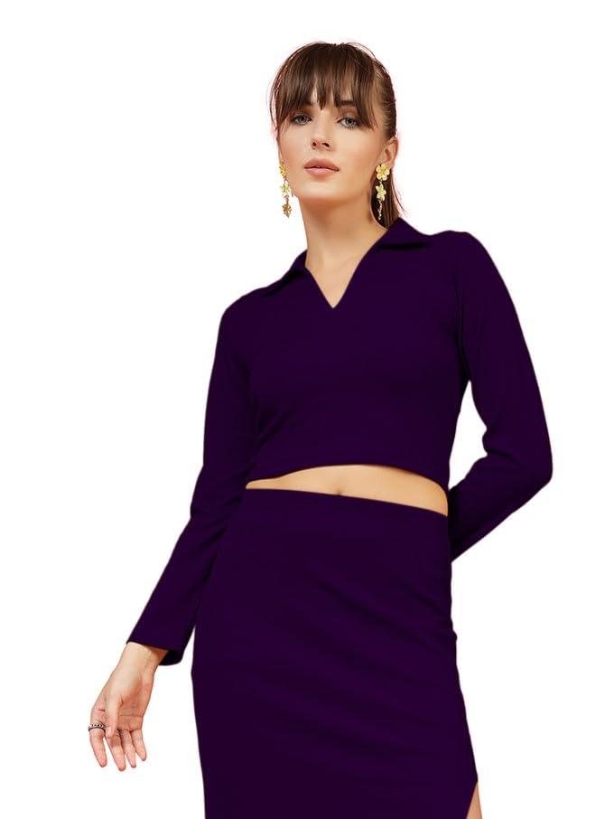 oomph! Stretchable Full Sleeved Ribbed Top-picture-42