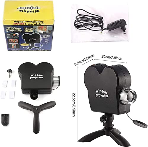 Tadeau Halloween Projector, Window Projector, 12 Types Horror Movie Led Projector Lights, Used For Halloween Outdoor Garden Decoration Family Outdoor Party Children's Projector #TOP5