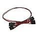 EVGA Red GS/PS (550/650 Watt) Power Supply Cable Set, Individually Sleeved(100-CR-0650-B9)