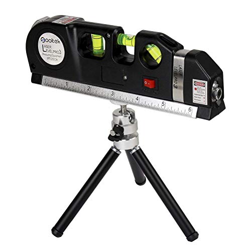 Buy Qooltek Laser Level Line Laser Measure +8ft Tape Ruler Adjusted