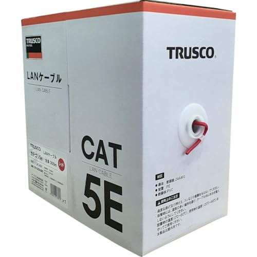 Amazon.co.jp: TRUSCO(トラスコ) LANケｰブル カテゴリ5e 300m 青