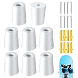 lasuroa 8uds Soporte de Pared para Esquís, Soporte para Esquís Guarda Esquís...