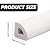 Duzzy Flexible Quarter Round Molding, 8.2FT Peel and Stick Quarter Round Trim Tile Moulding Trim, Suitable for Curved Wall/Floor/Corner Caulk Strip (White)