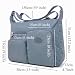 Imagen de Efanliu Bolso Bandolera Mujer Grande Impermeable Nylon Bolsos de Universidad Mujeres Crossbody Mensajero Grandes