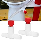 XUXHOU Luftventilschalter, Langlebiger Kunststoff Protein-Skimmer-Separator, 2 Stück Einfach zu Verwenden für Aquarienbesitzer, Meerwasseraquarium, Süßwasseraquarium, Beckenwartung
