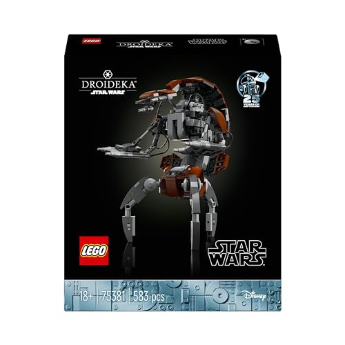LEGO Star Wars Le Droïdeka - Droïde Destroyer en Briques à Collectionner - Set de Construction pour Le Jeu créatif et modèle à Exposer - Idée de Cadeau pour Les Adultes Fans de la Saga 75381