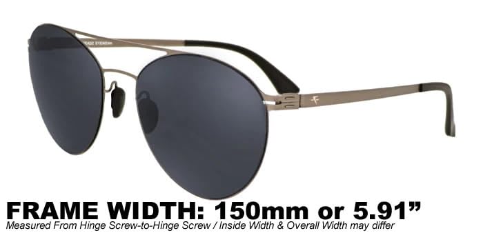 Image of FATHEADZ Oversized Polarized Sunglasses Men & Women - UV Protection RX Ready Wide Fit Eyewear for Outdoor Use - RX Ready
