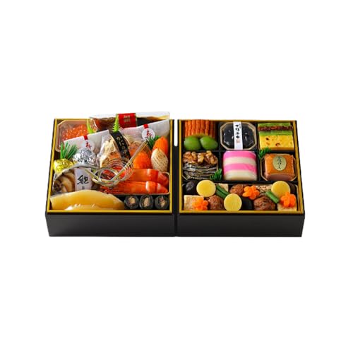 [下鴨茶寮]下鴨茶寮×カネシメ高橋水産 コラボおせち二段 2〜3人前|京都 老舗料亭 名店 本格おせち [お届け予定日]2025年12月30日