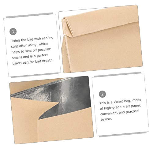 FOYTOKI 10 Pcs Sacos De Vômito Sacos De Lixo De Avião Saco De Vômito De Enjôo Crianças Malotes De Do
