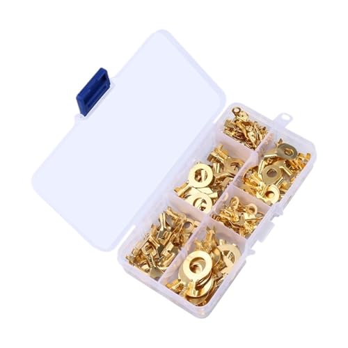 Cosses de type O Bornier Rond DJ431 en cuivre pour câblage électrique avec boîte de 150 pièces
