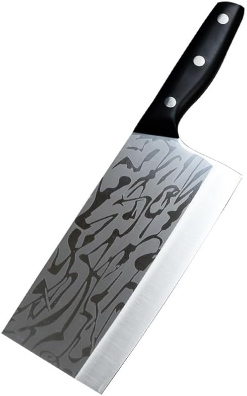 DAXXIN Meat Cleaver,Cleaver Knife, Kitchen Knife 8 Inch Chinese Chef Knife Meat Slicing Knife Stainless Steel Cleaver Knife