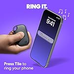 Tile by Life360 Pro - Powerful Bluetooth Tracker, Key Finder and Item Locator for Keys, Bags and More. Both iOS and Android Compatible. Phone Finder. 1-Pack (Black) - Image 4