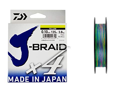 Daiwa J-Trenza X4 Sedal 0.15mm 150m Multicolor