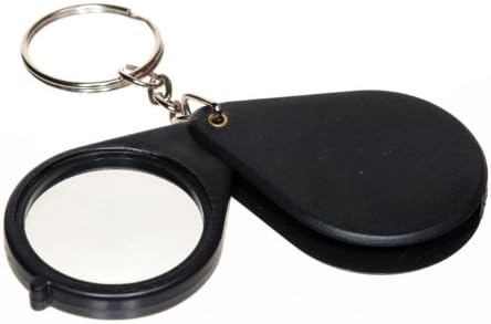 SE - Magnifier - Folding with Keychain, Black, 5x - MI118B72-1