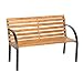 TecTake Banc de Jardin en Bois | diverses modèles (Michaela 119,5 x 62 x 83cm | no. 401425)