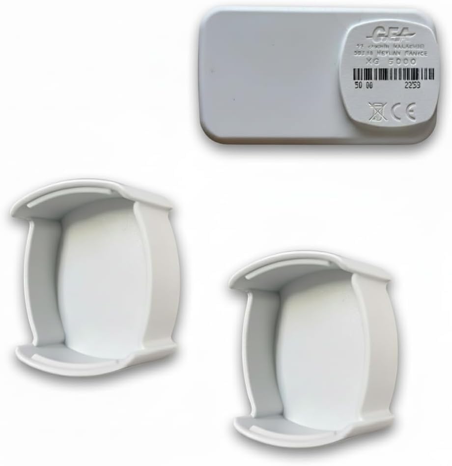 (Verifier Compatibility) 2 x Highway Toll Badge Holders Compatible with GEA XG 5000 Badge with Windscreen Adhesive
