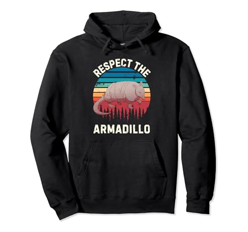 Retro Respect The Armadillo Vintage Grunge Armadillo Lover Sweat à Capuche