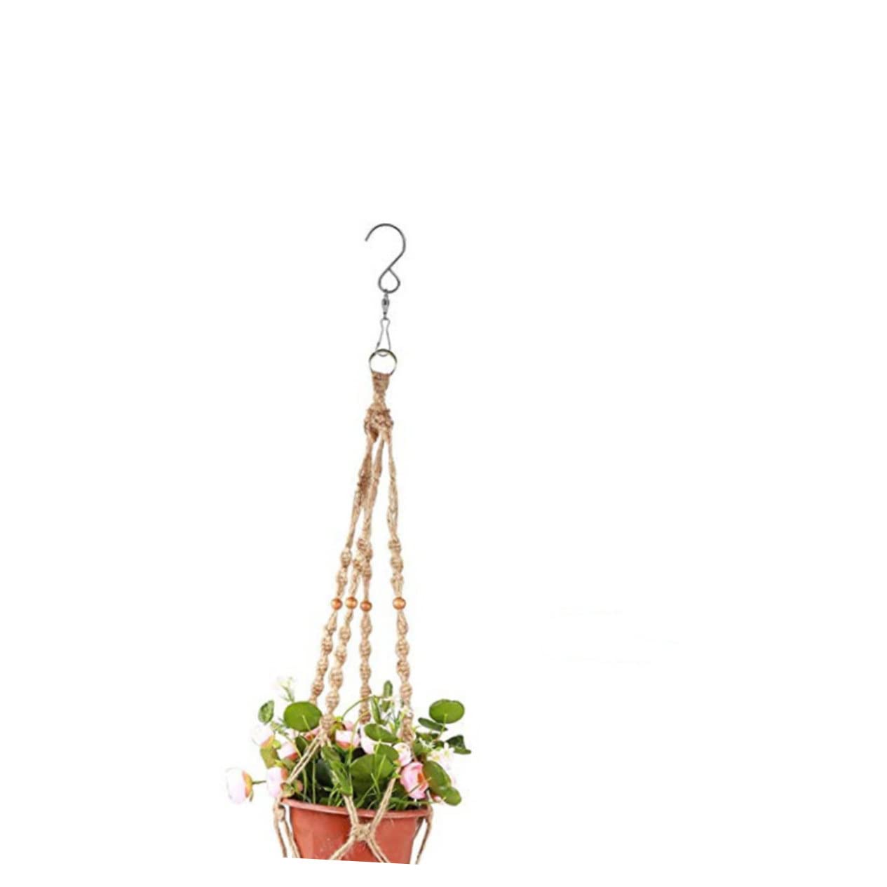 TOYANDONA 4 Sätze Drehbare Haken Schwenkbare Clips Für Pflanzenaufhängung Windspiele Und Gartenornamente Robuste Und Aufhängelösungen Für Innen Und Außenbereich 12 Stück * 4