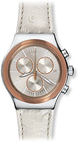 Swatch Unisex Irony Chrono - Albinostrich Chronograph Watch YVS412