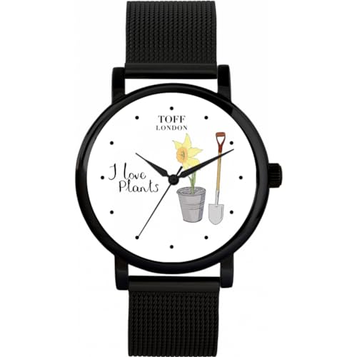 Reloj para mujer 38 mm resistente al agua con diseño de flores