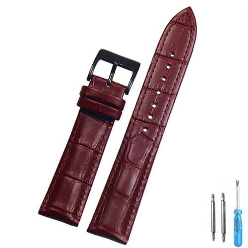 [] YingYou J[tU[voh jp 16mm 18mm 20mm 22mm vANZT[ \bhobN ƒ(Brown BLACK,24mm)