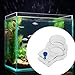 MFMEXUL Acrylic Fish Feeder, Clear Fish Feeding Ring, Heavy Duty Hanging Aquarium Feeding Ring for Betta and, 50mm