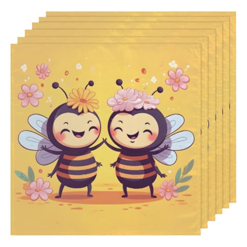 Servilletas de tela multicolor pack x6 50.5x50.5 cm miniatura 1