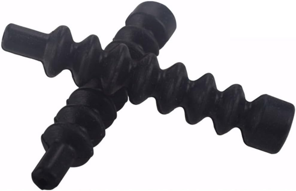 4 Pack Bicycle Brake Cable Covers For V-brake And Disc Brake Systems, Rubber Noodle Boots To Protect Wires From Dust And Water, Black Cycling Accessories