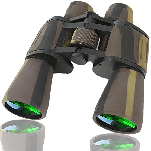 Binoculars For Adults 20X50 High Power Military Binoculars For Adults And Kids With Low Light Night Vision,Compact Waterproof Bird Watching Travel Hunting Stargazing Bak-4 Prism Fmc Lens(Brown-2) #TOP5